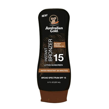 Australian Gold Instant Bronzer Lotion Sunscreen SPF 15