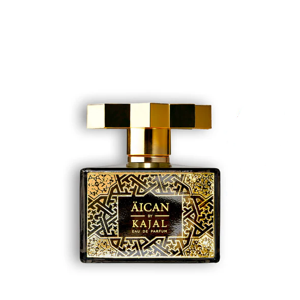 immagine della bottiglia del profumo aican di kajal