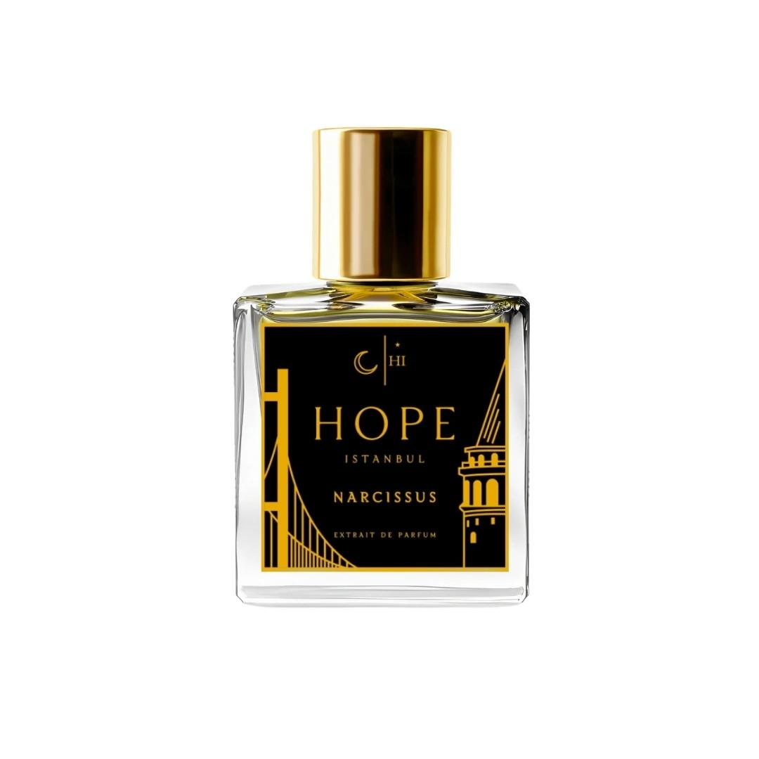 immagine della bottiglia del profumo narcissus di hope istanbul