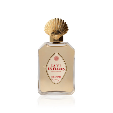 immagine della bottiglia del profumo la vie en fleurs di Bienaime