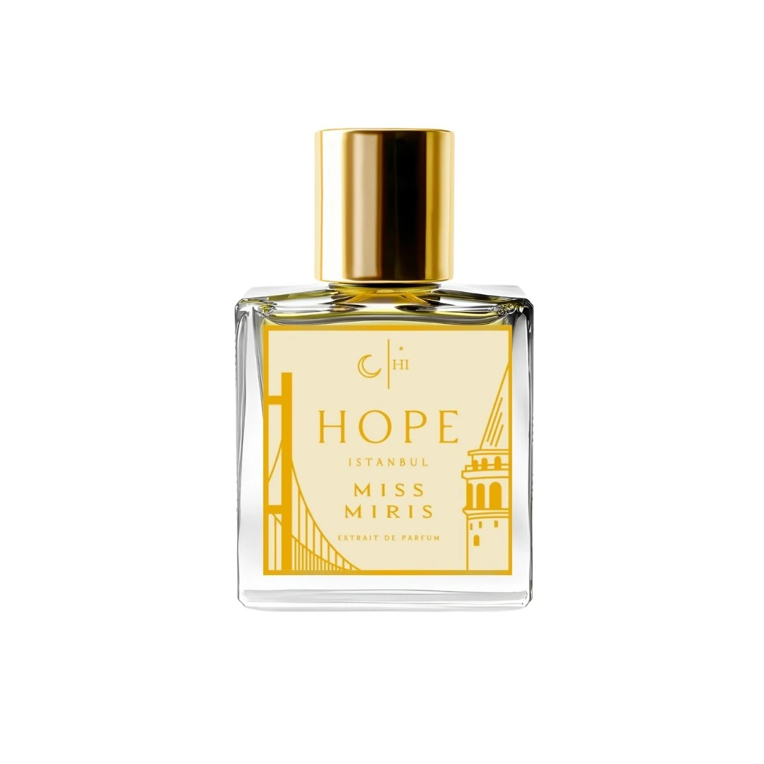 immagine della bottiglia del profumo miss miris di hope istanbul