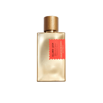 bottiglia del profumo island lush di goldfield&banks