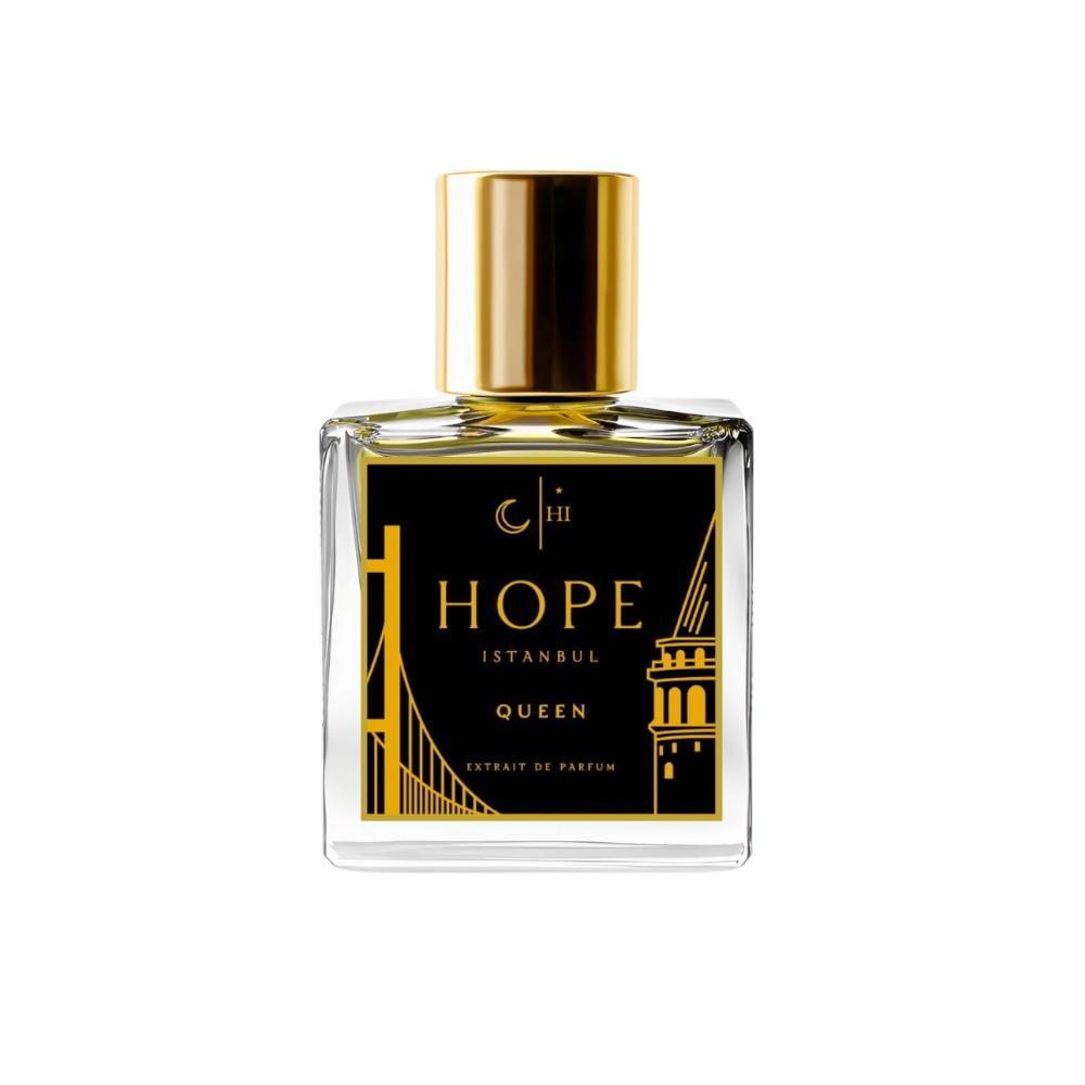 immagine della bottiglia del profumo Queen di Hope Istanbul