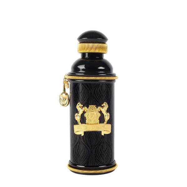 immagine della bottiglia del profumo black muscs di alexandre.j