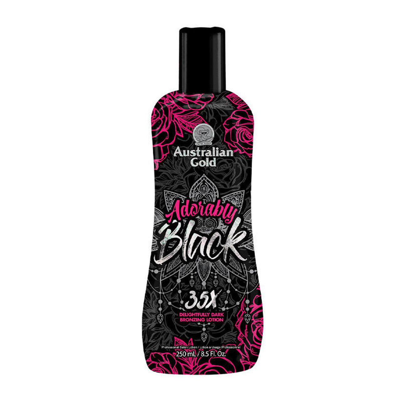 Bottiglia dell'autoabbronzante adorably black di australian gold