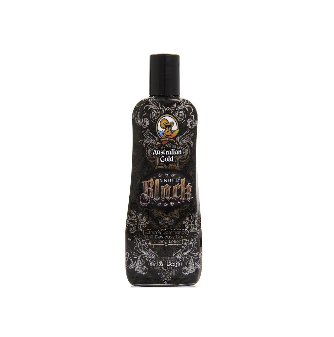 bottiglia di australian gold sinfully black