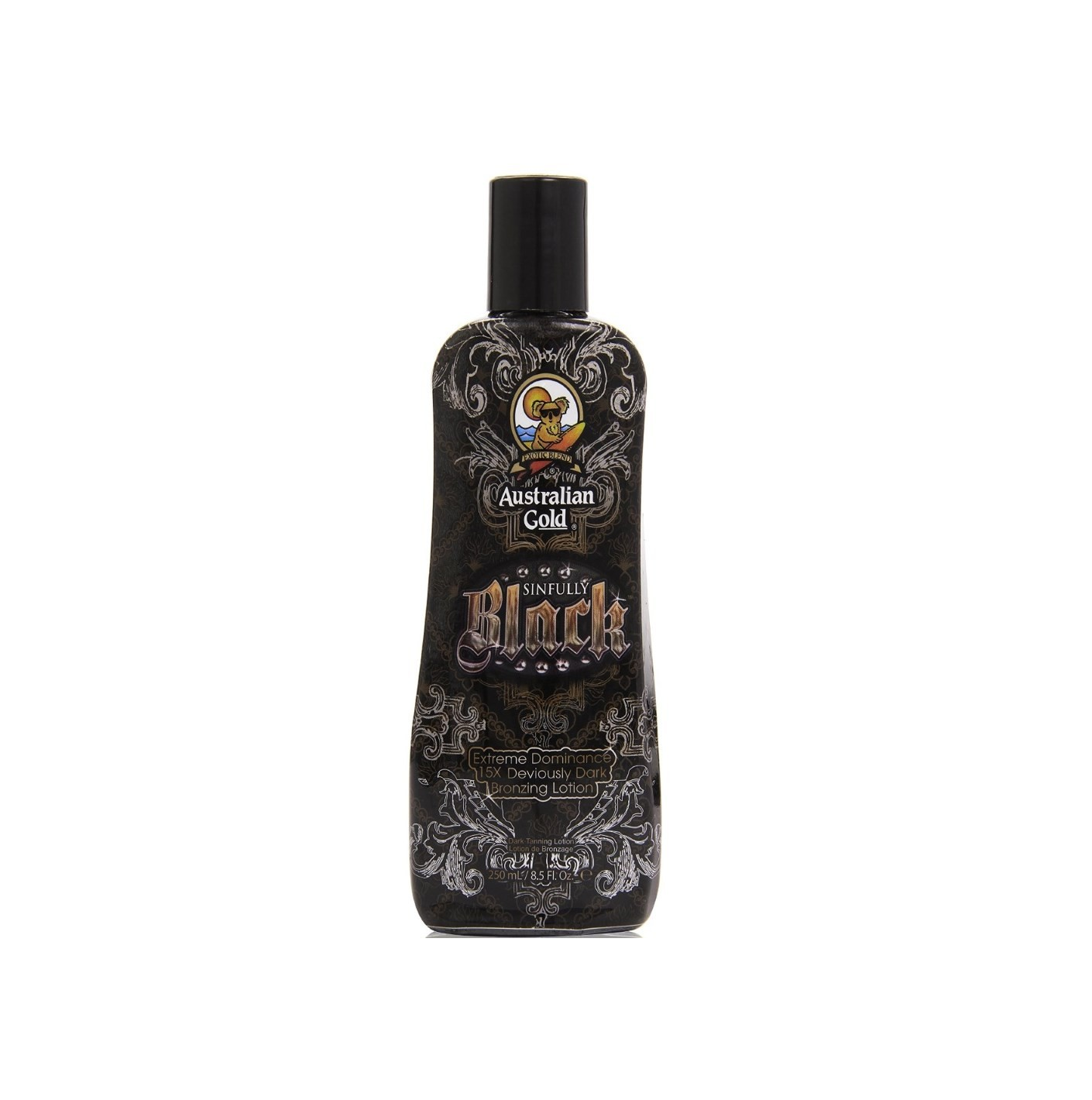 bottiglia di australian gold sinfully black