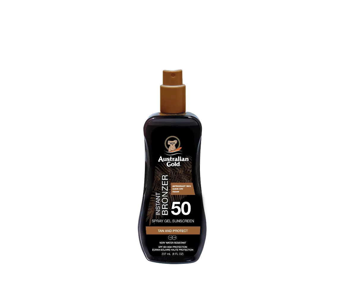  Australian Gold Instant Bronzer Spray Gel SPF50