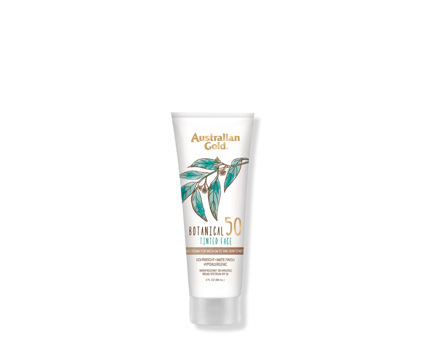 Australian Gold Crema Solar Botanical SPF 50 - tono medio