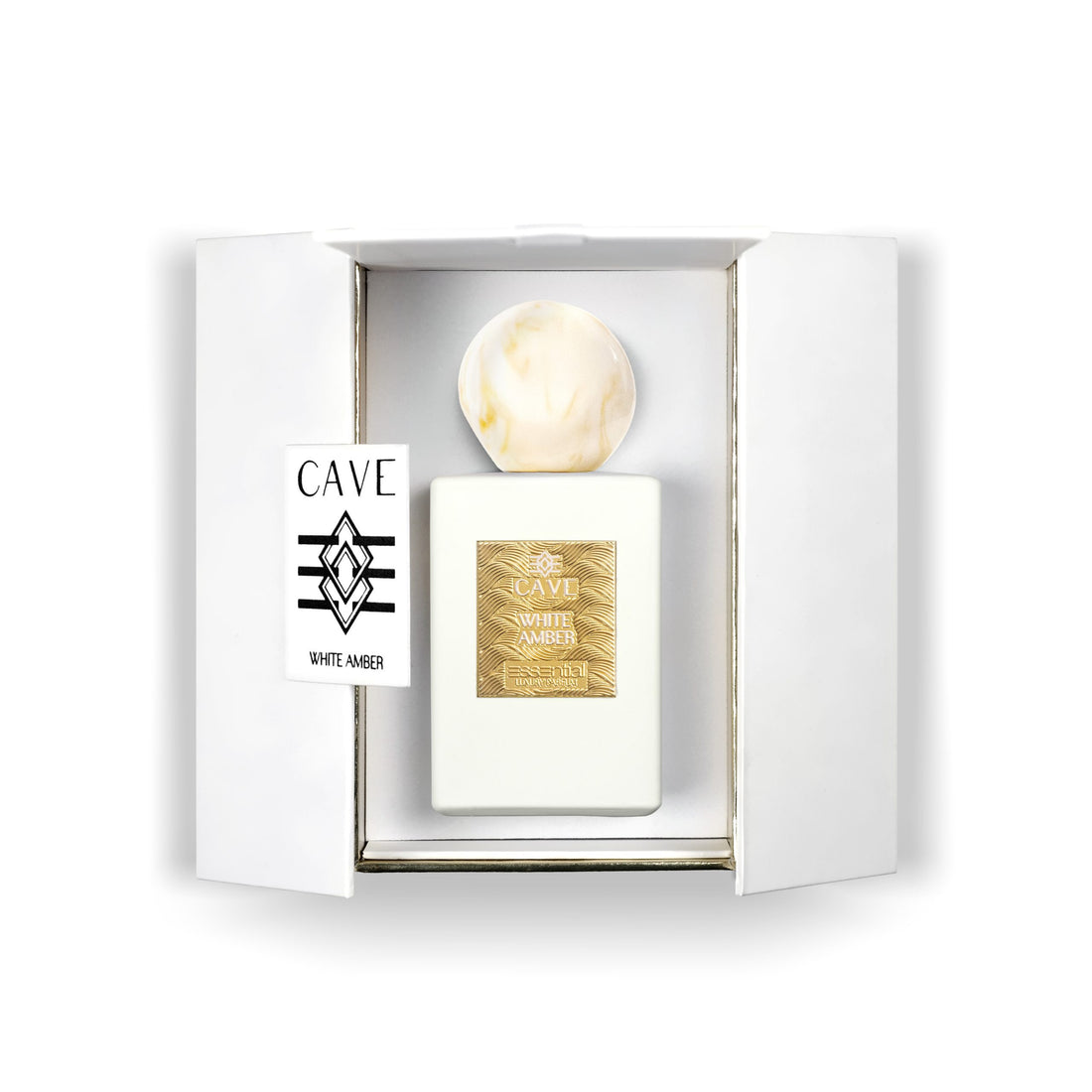 immagine della bottiglia del profumo White Amber di Cave Luxury Parfum