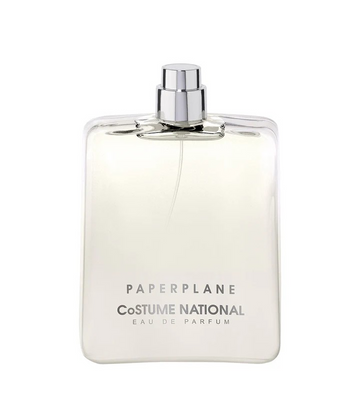 immagine della bottiglia del profumo paperplane di costume national