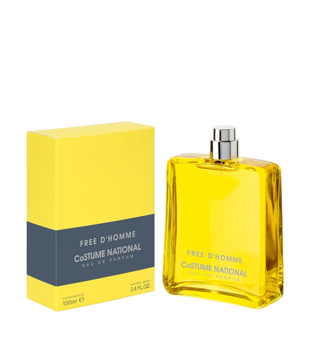 immagine della bottiglia del profumo free d'homme di costume national