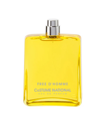 immagine della bottiglia del profumo free d'homme di costume national
