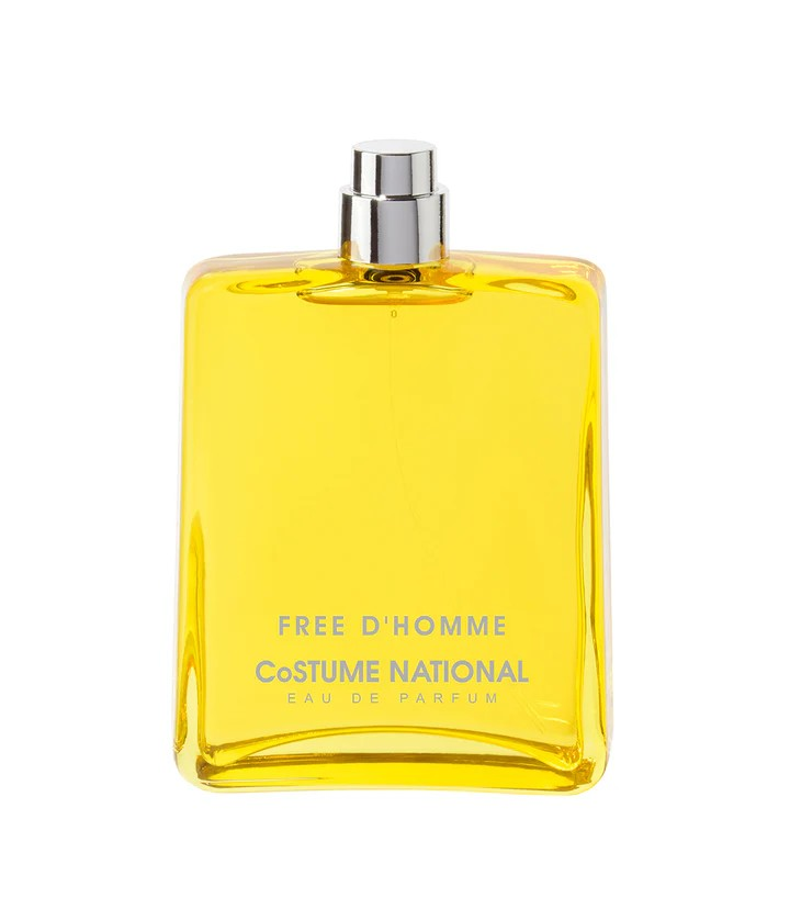 immagine della bottiglia del profumo free d'homme di costume national