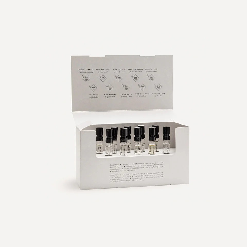 immagine del kit di essential parfums con 10 campioncini da 2ml