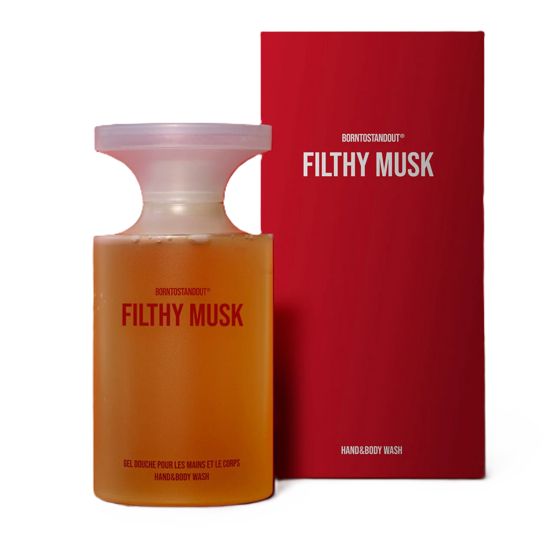 Borntostandout Filthy Musk Limpiador de manos y cuerpo