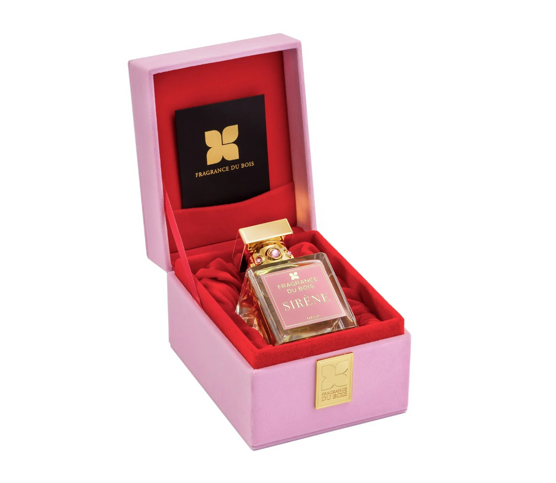 immagine della bottiglia del profumo sirene di fragrance du bois