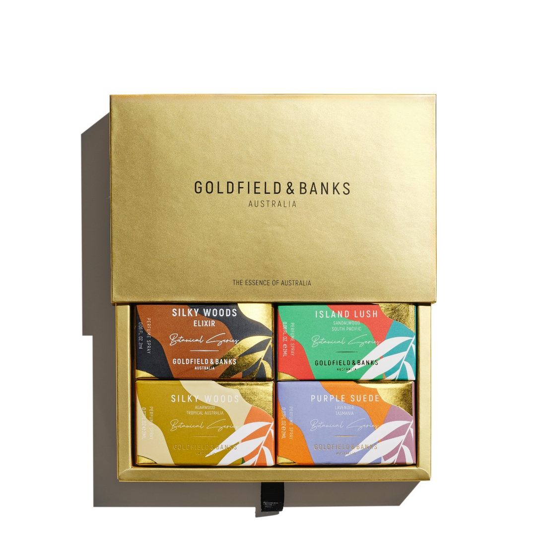 immagine del kit sample the botanical series di goldfield and banks