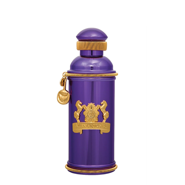 immagine della bottiglia del profumo iris violet di Alexandre.J