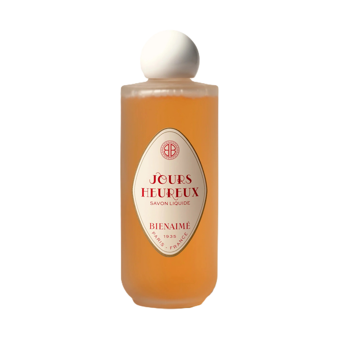 bottiglia del sapone liquido jours heureux di bienaime