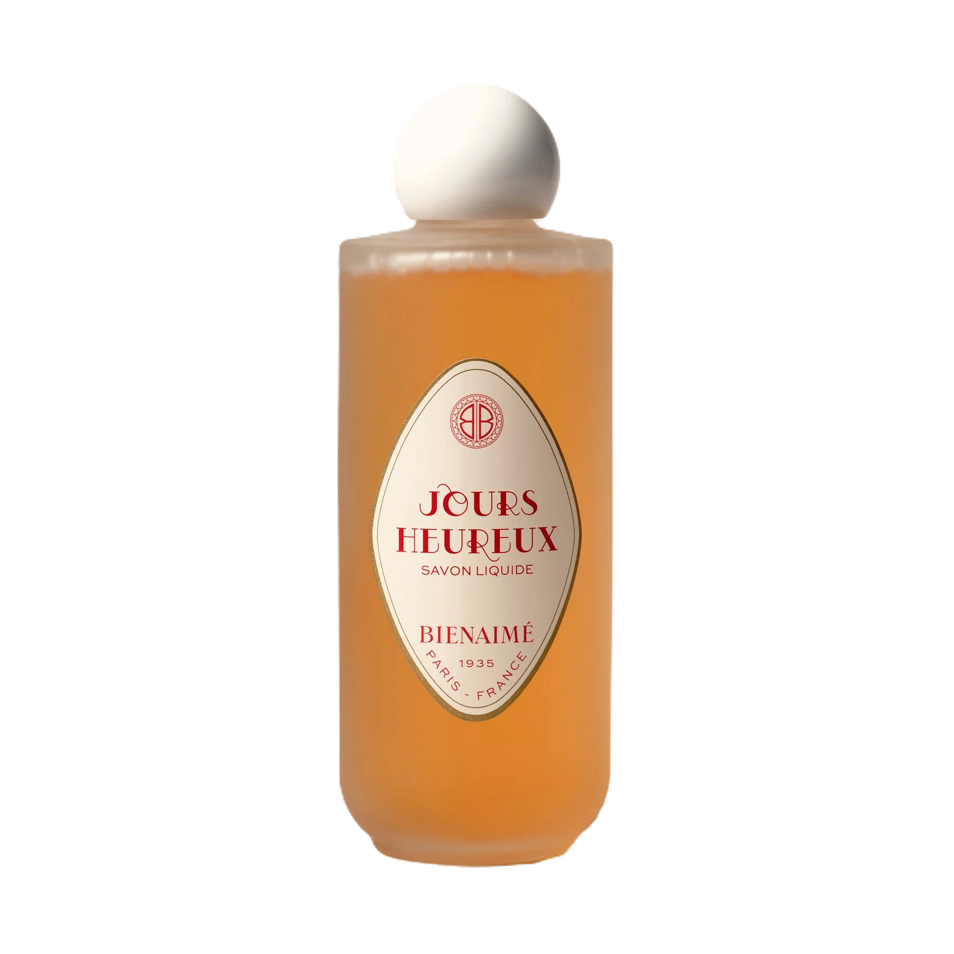 bottiglia del sapone liquido jours heureux di bienaime