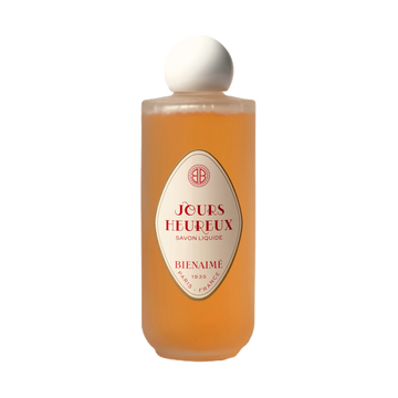 bottiglia del sapone liquido jours heureux di bienaime