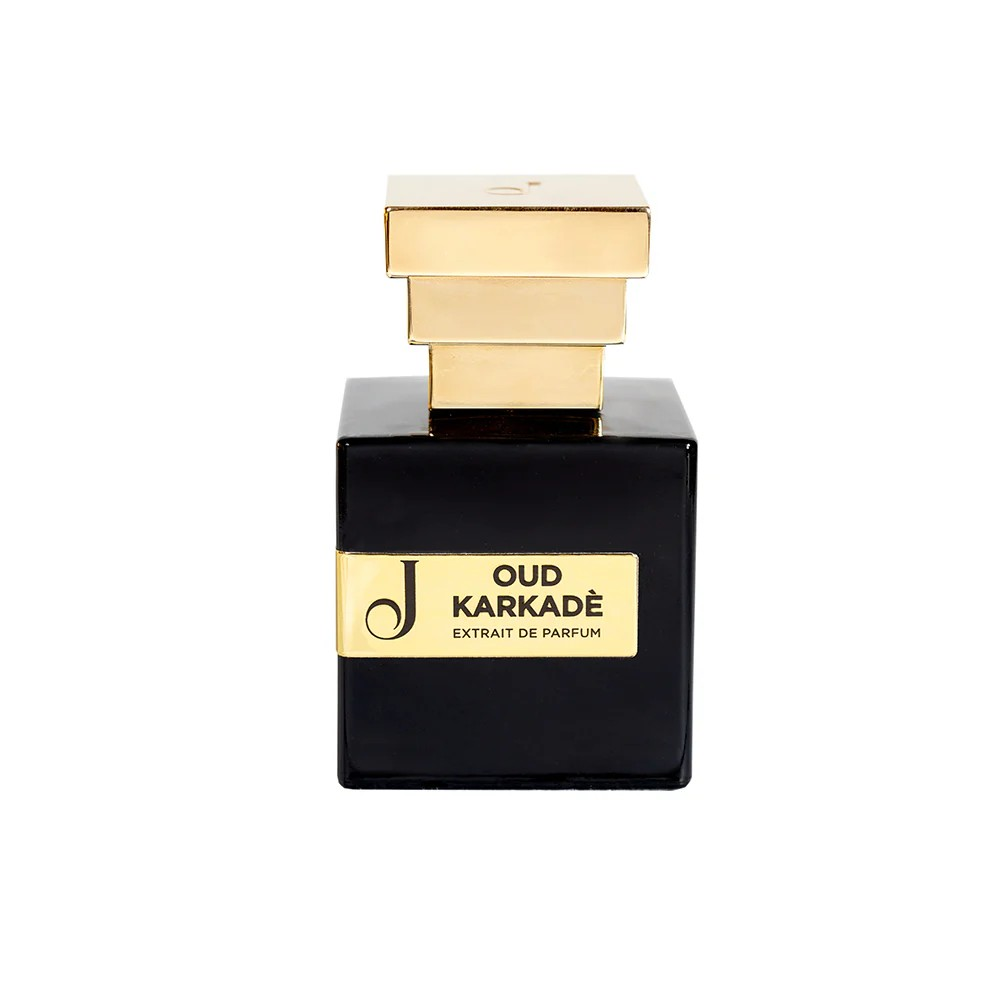 immagine della bottiglia del profumo oud karkadè di jupilò