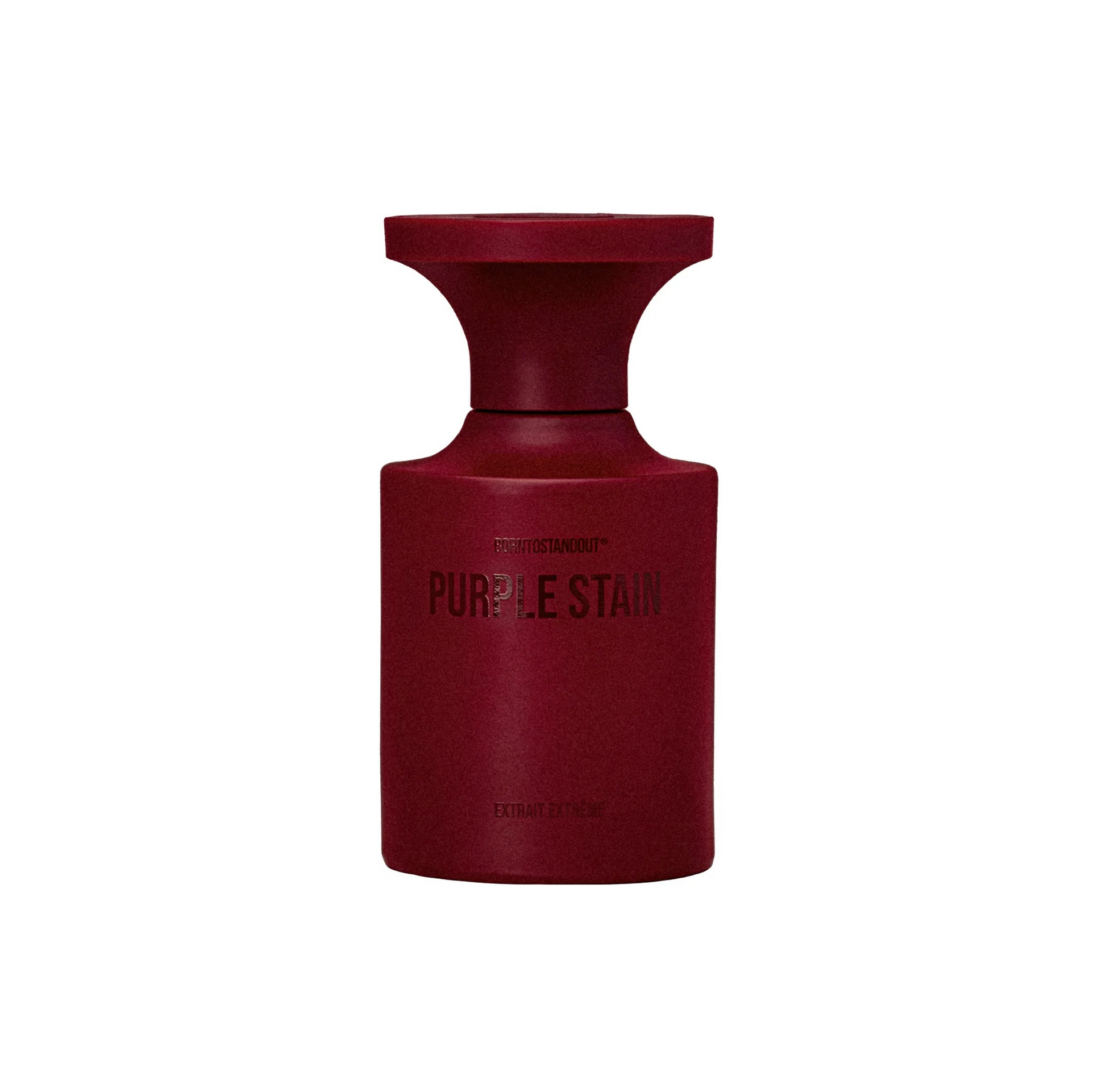 immagine della bottiglia del profumo purple stain di borntostandout