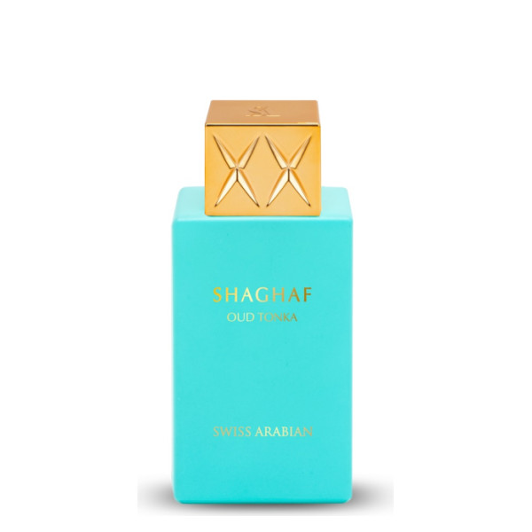 bottiglia del profumo shagaf oud tonka di swiss arabian