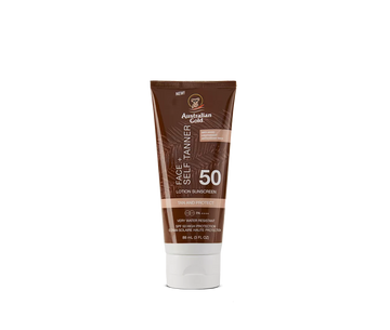 Australian Gold Protector solar SPF50 + loción autobronceadora