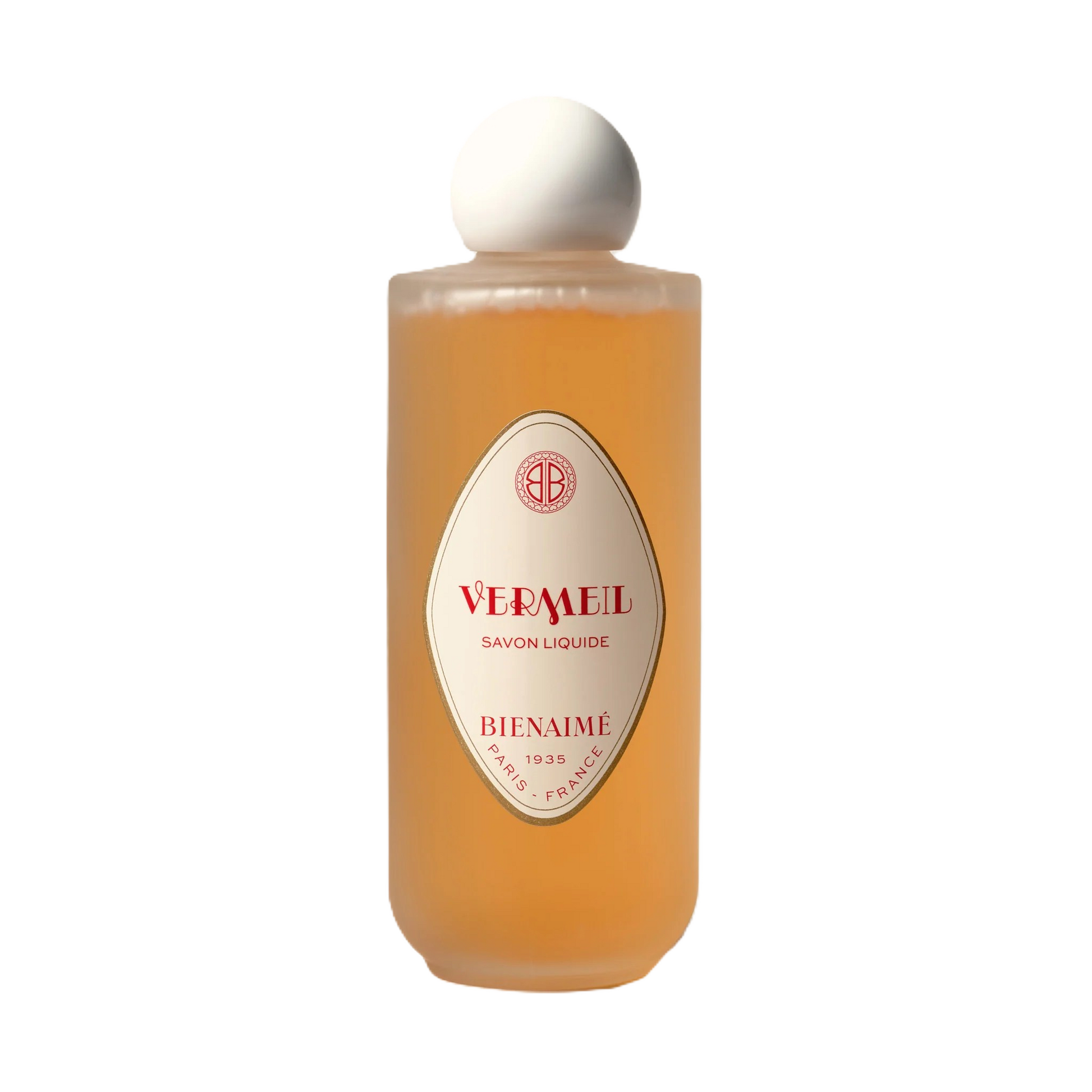 bottiglia del sapone liquido vermeil