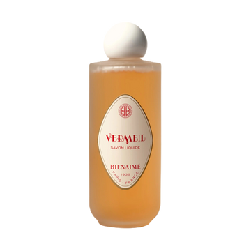 bottiglia del sapone liquido vermeil